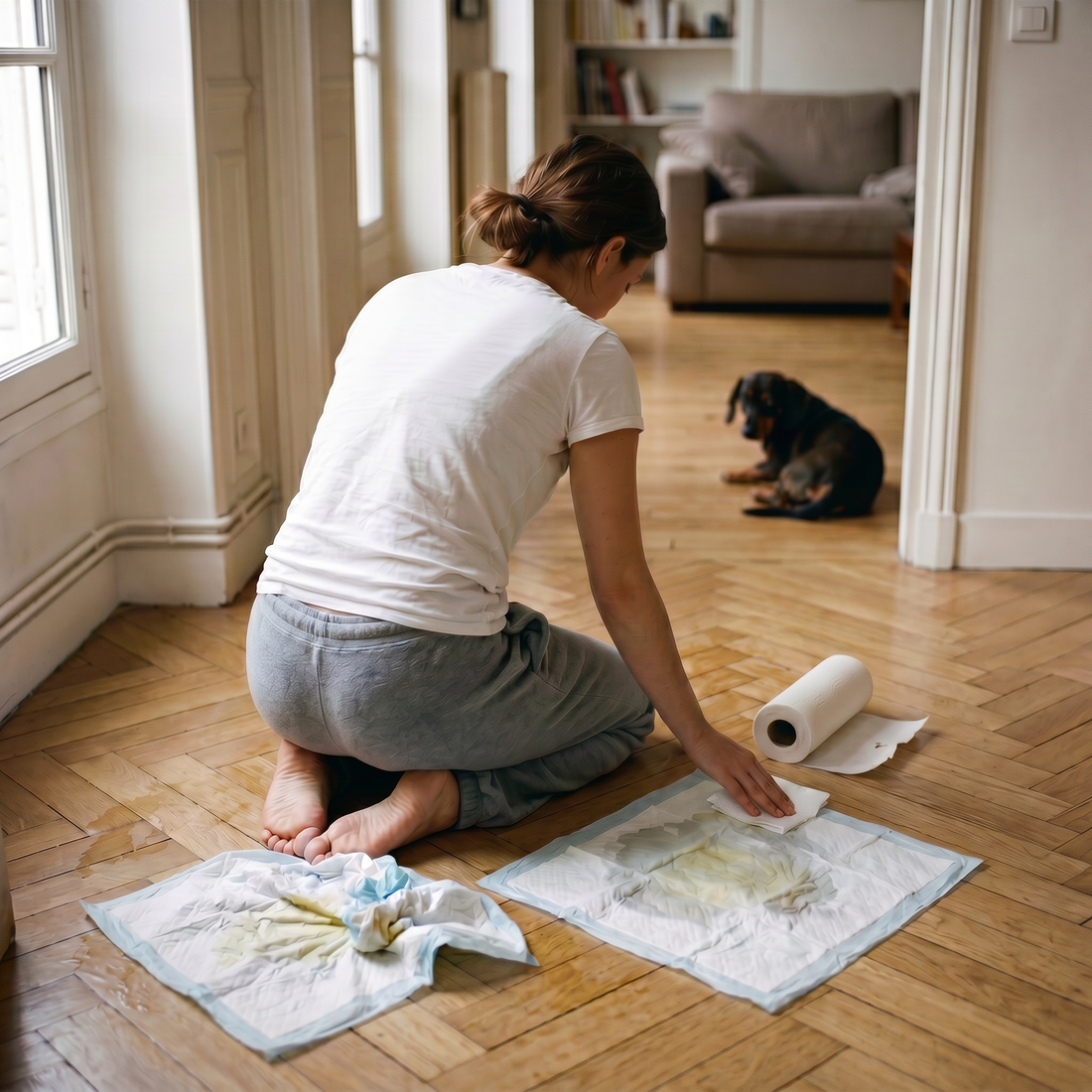 Comment apprendre la propreté à son chien en appartement, sans stress et sans jetables